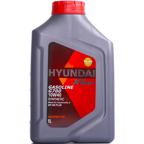 Масло моторное 5w40 1л HYUNDAI X Teer Gasoline G700 SN Масло моторное 5w40 1л HYUNDAI X Teer Gasoline G700 SN