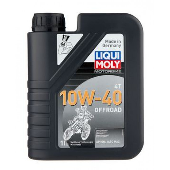 Масло моторное 4-х такт  LIQUI MOLY Motorbike 4T Offroad 10W40 син 1 л