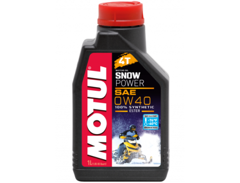 Масло моторное 4-х такт 0w40 MOTUL Snowpower 4T 1л син.