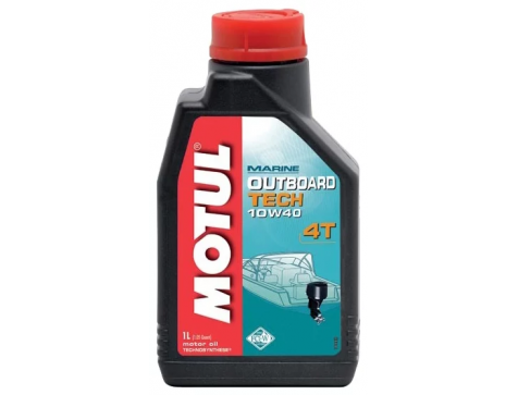 Масло моторное 4-х такт 10w40 MOTUL Outboard Tech 1л