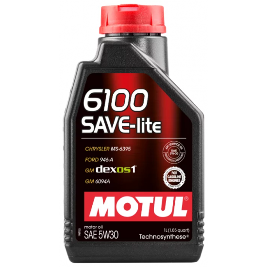 Масло моторное 5w30 1л MOTUL  6100 SAVE-LITE син