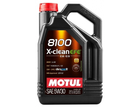 Масло моторное 5w30 5л MOTUL 8100 X-clean EFE син