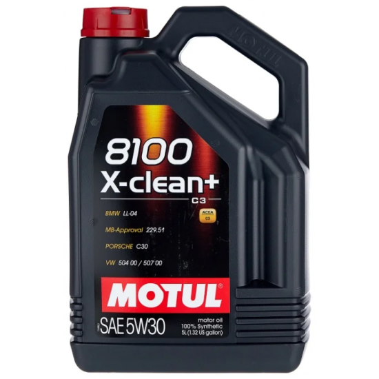 Масло моторное 5w30 5л MOTUL 8100 X-clean PLUS син Масло моторное 5w30 5л MOTUL 8100 X-clean PLUS син