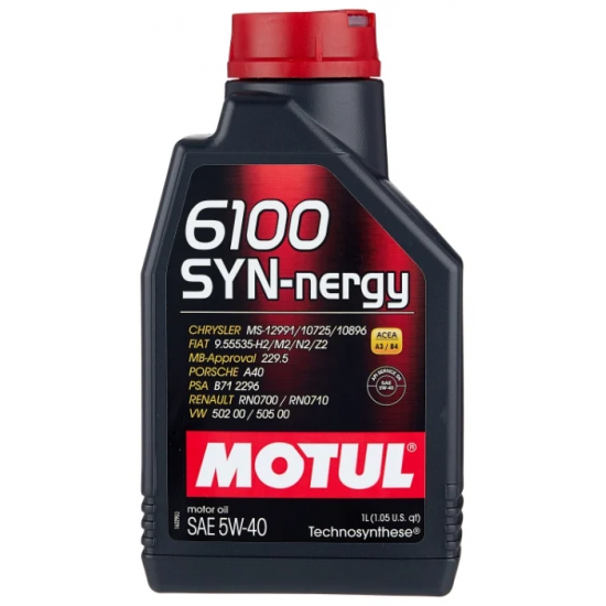 Масло моторное 5w40 1л MOTUL 6100 Syn-Nergy син