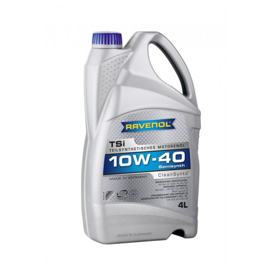 Масло моторное 10w40 4л RAVENOL TSI п/с Масло моторное 10w40 4л RAVENOL TSI п/с