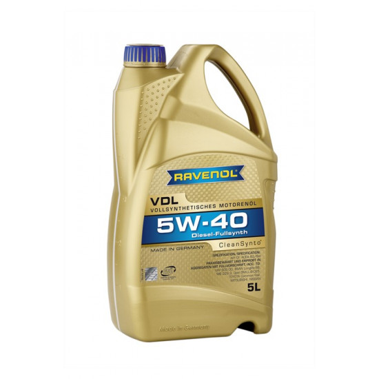 Масло моторное 5w40 5л RAVENOL VDL син Масло моторное 5w40 5л RAVENOL VDL син