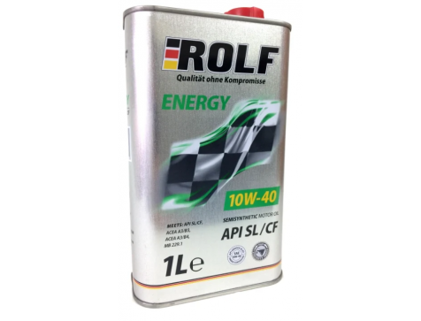 Масло моторное 10w40 1л ROLF Energy SL/CF п/с Масло моторное 10w40 1л ROLF Energy SL/CF п/с