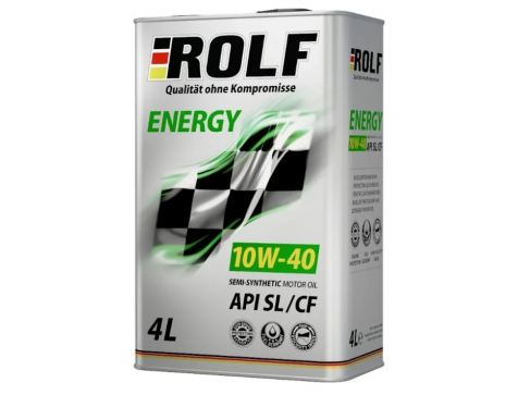 Масло моторное 10w40 4л ROLF Energy SL/CF п/с