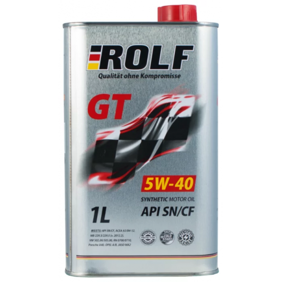 Масло моторное 5w40 1л ROLF GT син