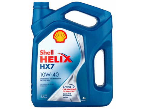 Масло моторное 10w40 4л Shell HELIX HX7 (Helix Plus) п/с Масло моторное 10w40 4л Shell HELIX HX7 (Helix Plus) п/с
