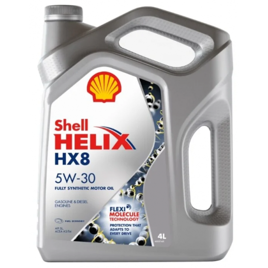 Масло моторное 5w30 4л Shell HELIX HX8 син. Масло моторное 5w30 4л Shell HELIX HX8 син.