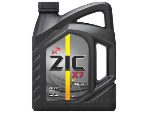 Масло моторное 10w30 4л ZIC X7 LS п/с