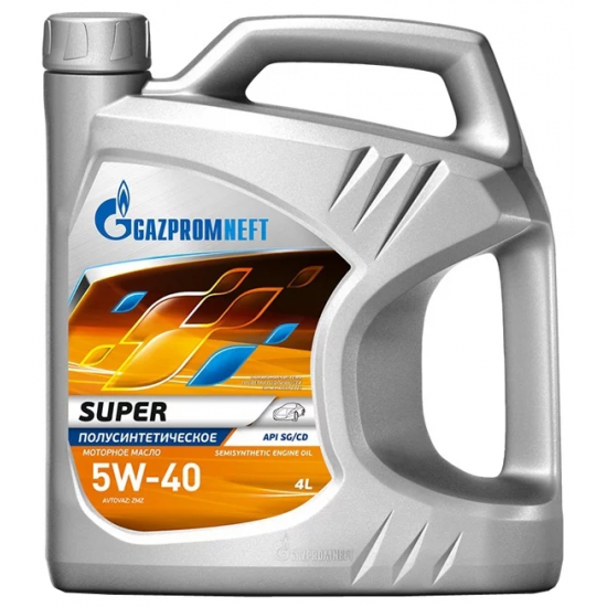 Масло моторное 5w40 4л Gazpromneft Super